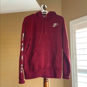Nike metallic hoodie